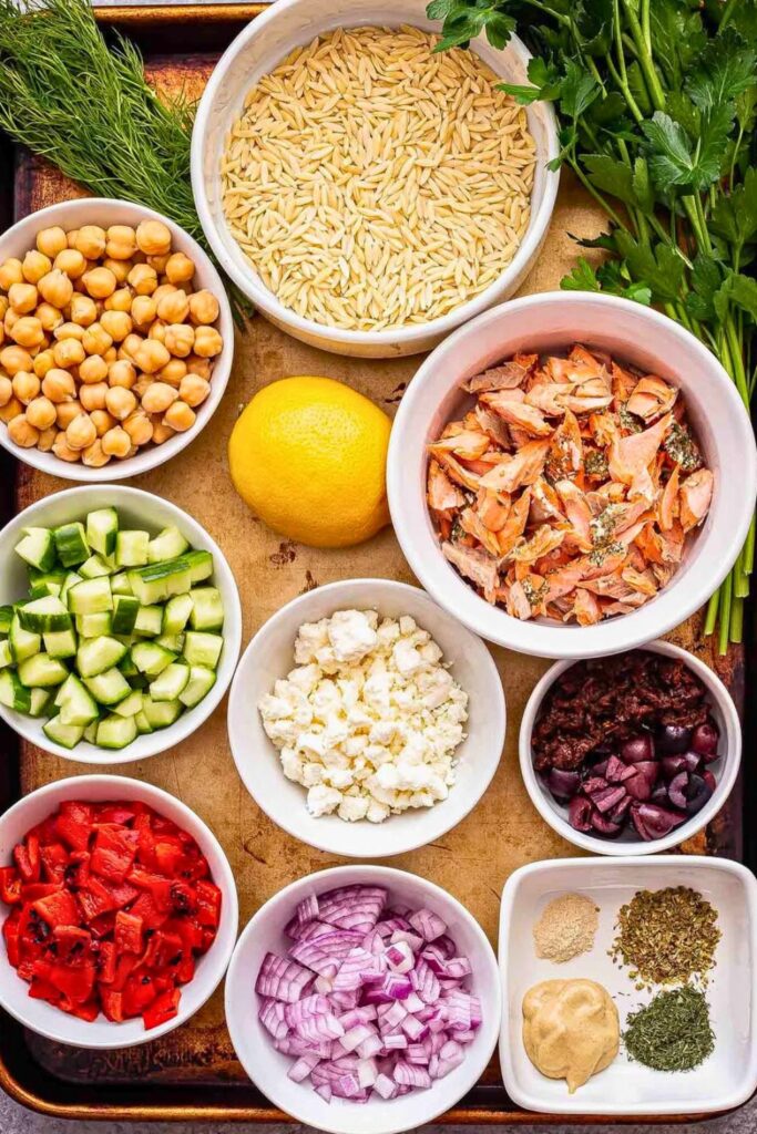 Orzo Pasta Salad Ingredients