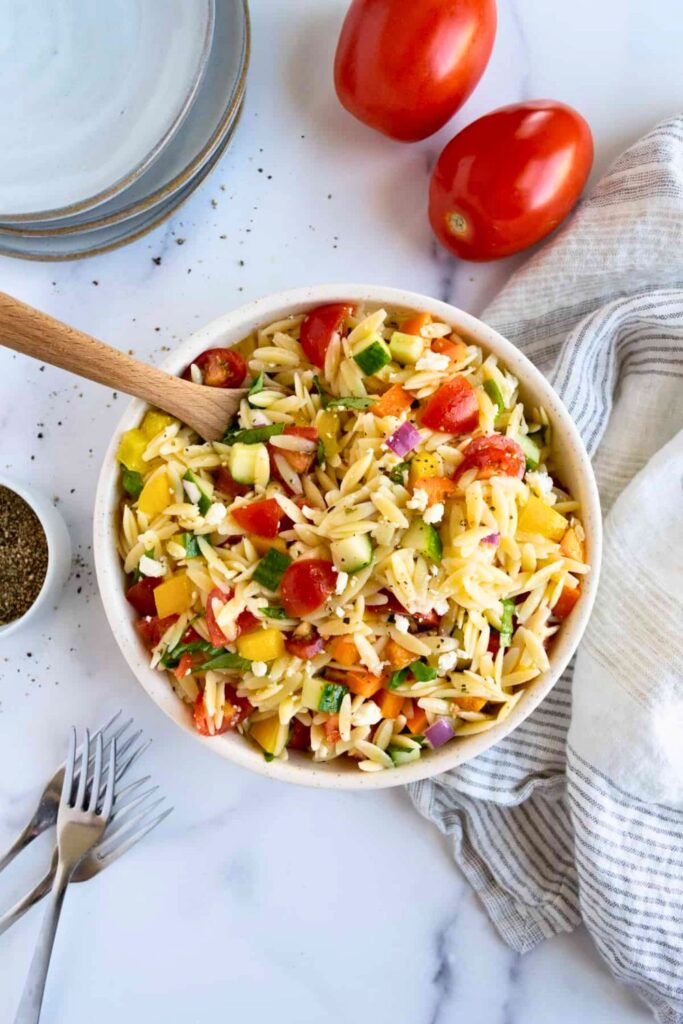 Orzo Pasta Salad Serving Suggestions