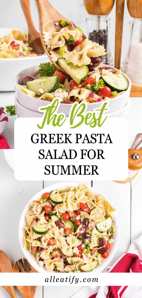 The Best Greek Pasta Salad for Summer