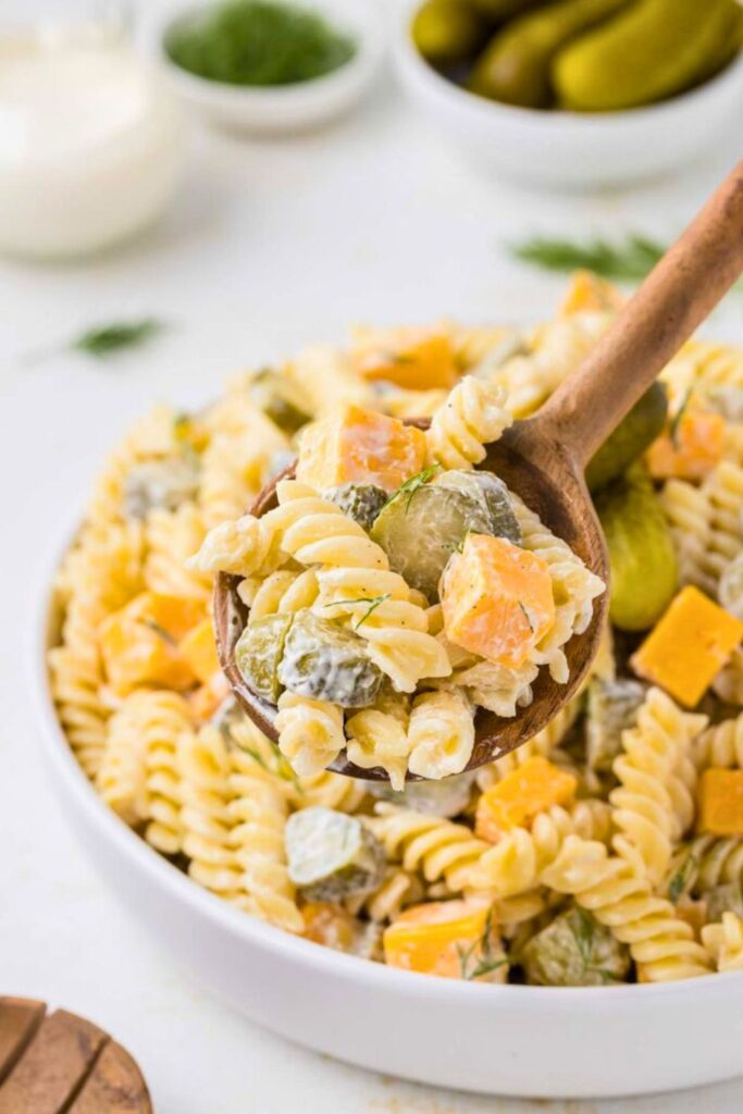dill pickle pasta salad Ingredients