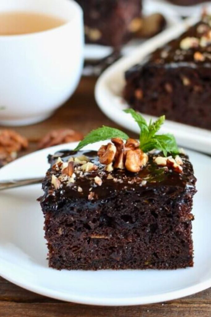 Chocolate Zucchini Cake Serving Tips