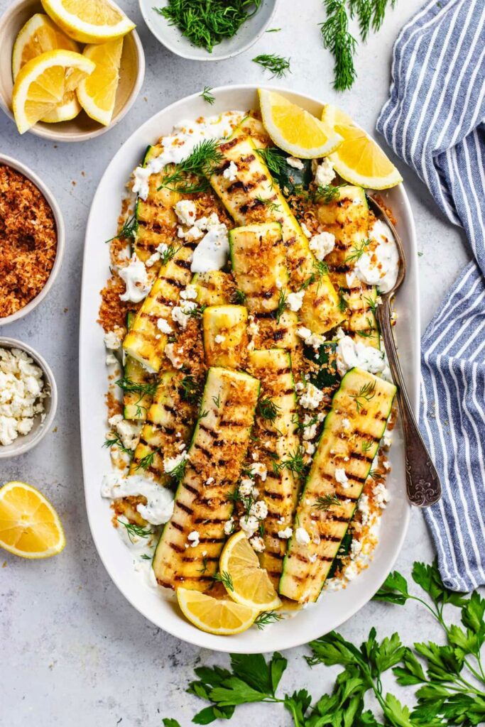 Grilled Zucchini Serve