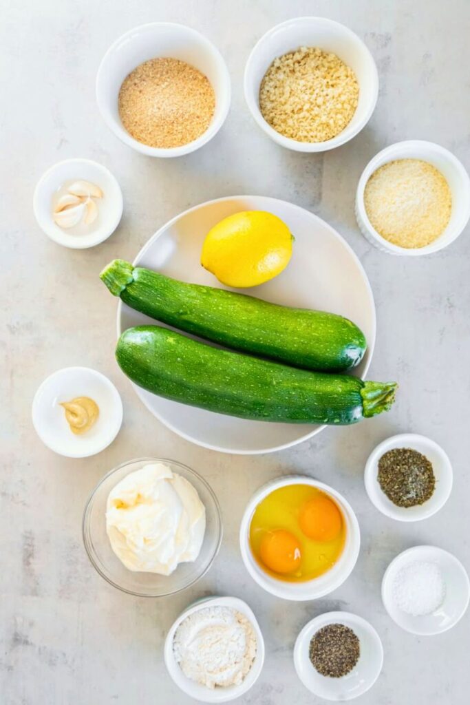 Zucchini Fries Ingredients