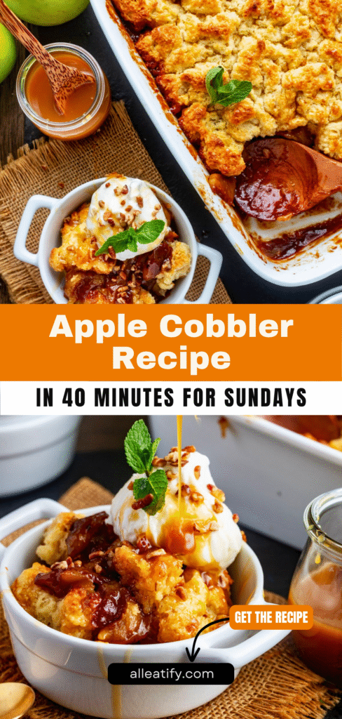 Apple Cobbler Recipe in 40 Minutes for Sundays