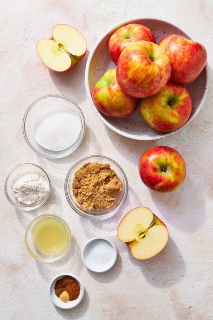 Ingredients for Apple Crisp