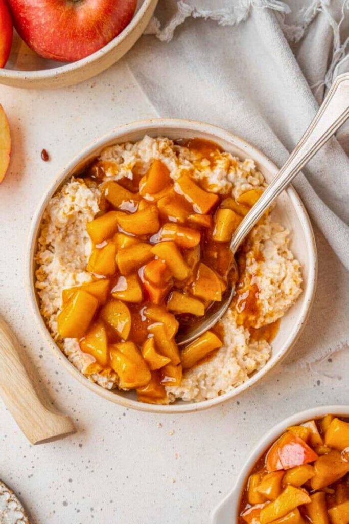 Serving of Stewed Apples