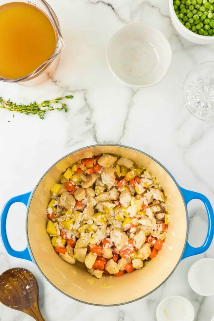 How to Make Chicken Pot Pie Soup