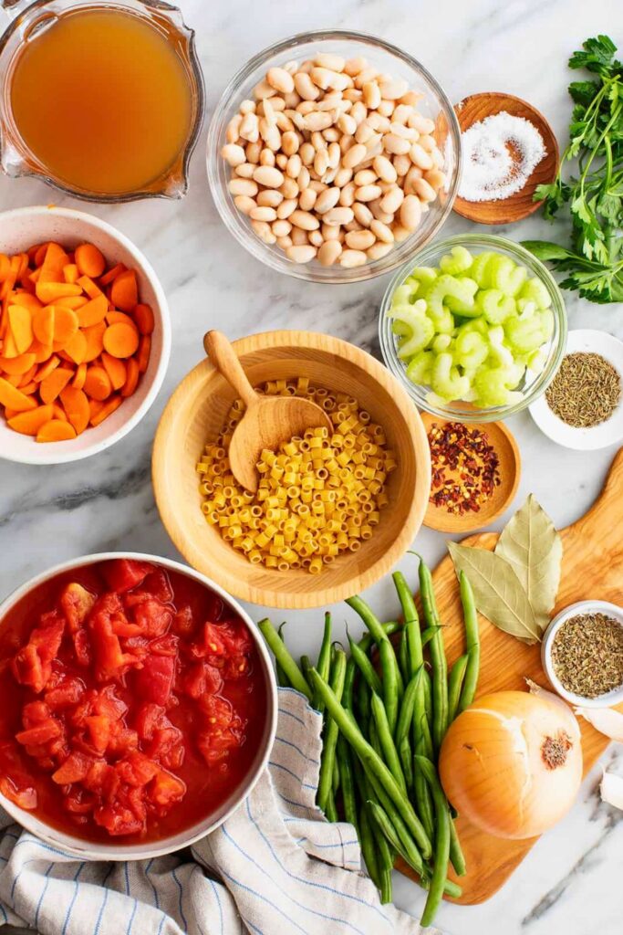 Minestrone Soup Ingredients