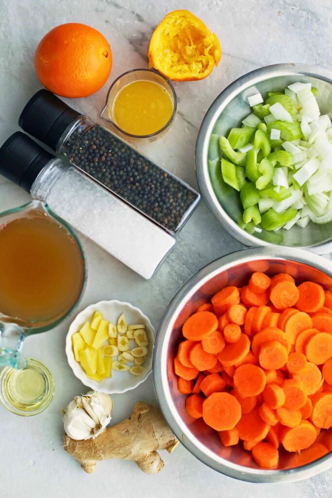 Carrot Soup Ingredients