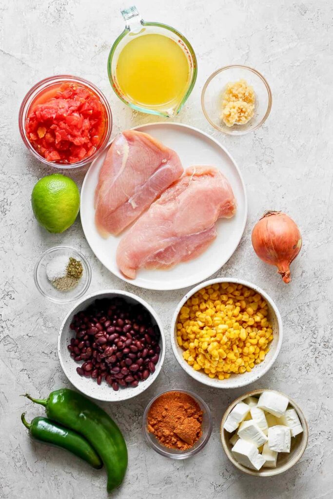 Chicken Taco Soup Ingredients