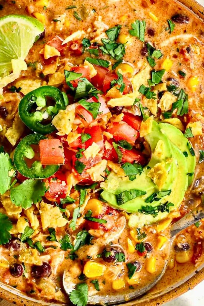 Chicken Taco Soup Topping Ideas