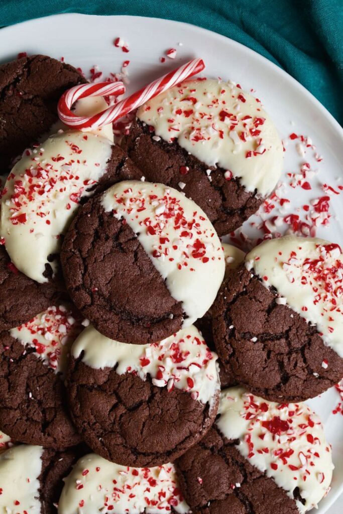 Chocolate Peppermint Cookies