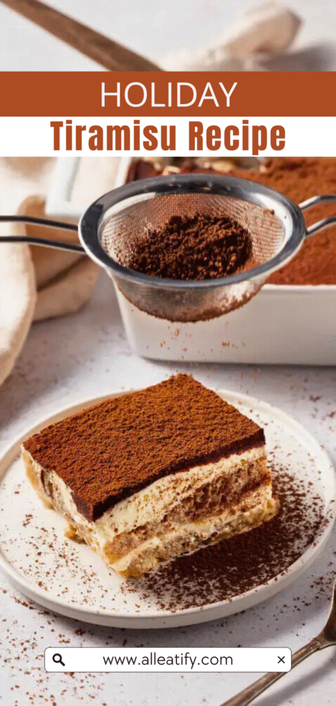 Holiday Tiramisu Recipe for Families