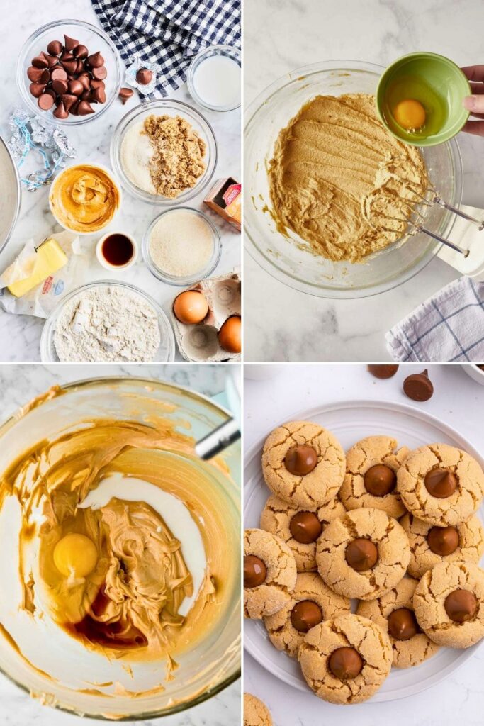 How to Make Peanut Butter Blossom Cookies