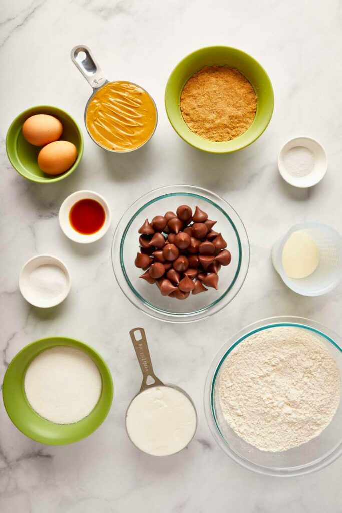 Peanut Butter Blossom Cookies Ingredients