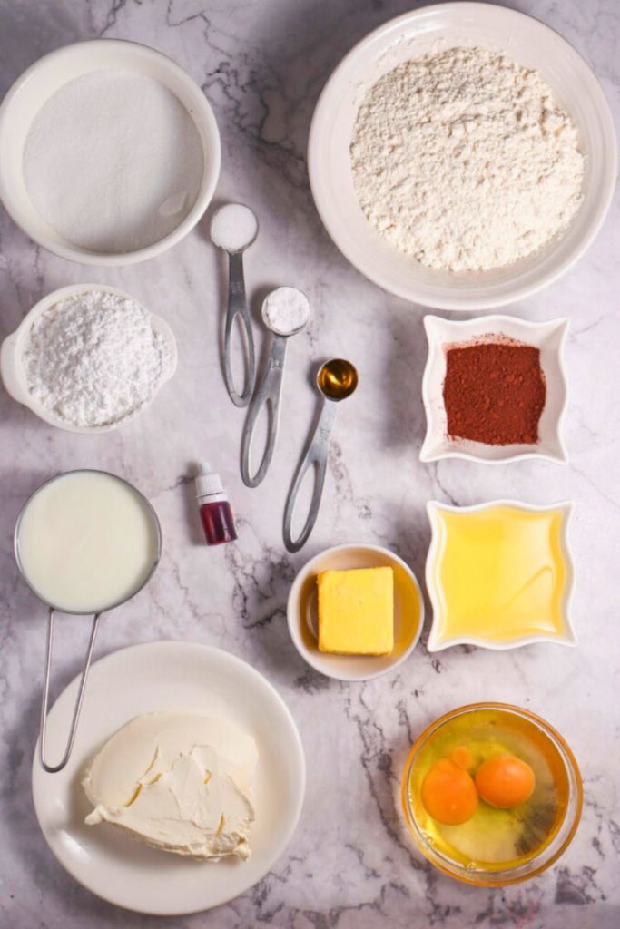 Red Velvet Cake Ingredients