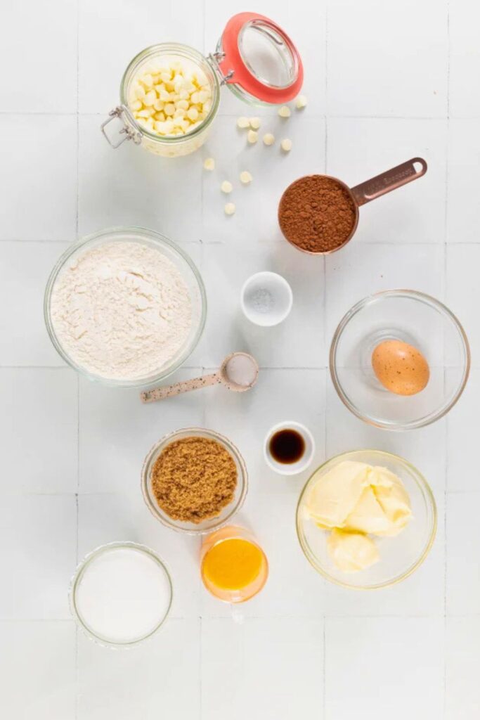 Red Velvet Cookies Ingredients