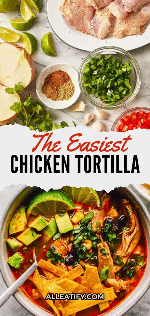 The Easiest Chicken Tortilla Soup Recipe