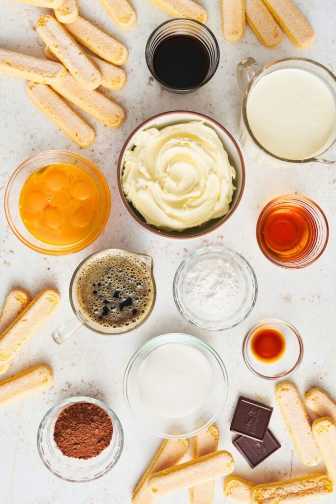 Tiramisu Ingredients