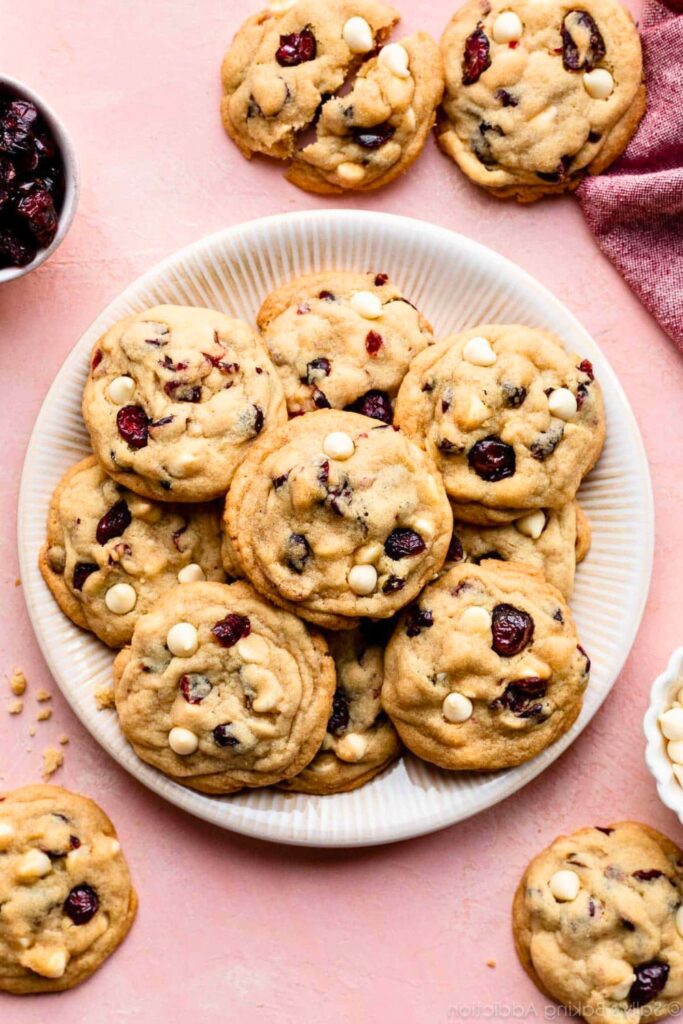 White Chocolate Cranberry Cookies