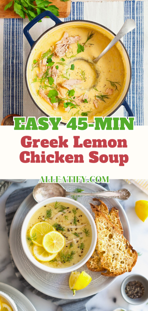 
Easy 45-Min Greek Lemon Chicken Soup Recipe