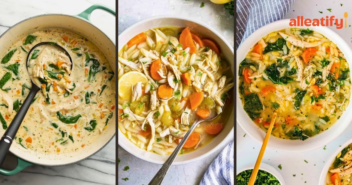 Lemon Chicken Orzo Soup Recipe