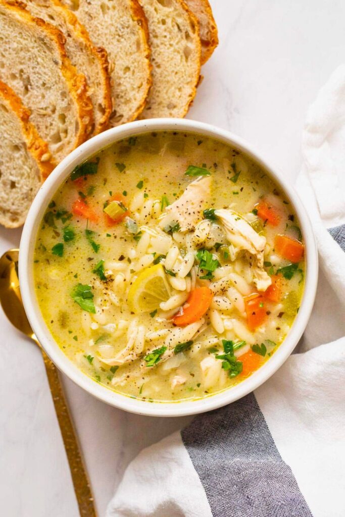 Serve Ideas for Lemon Chicken Orzo Soup