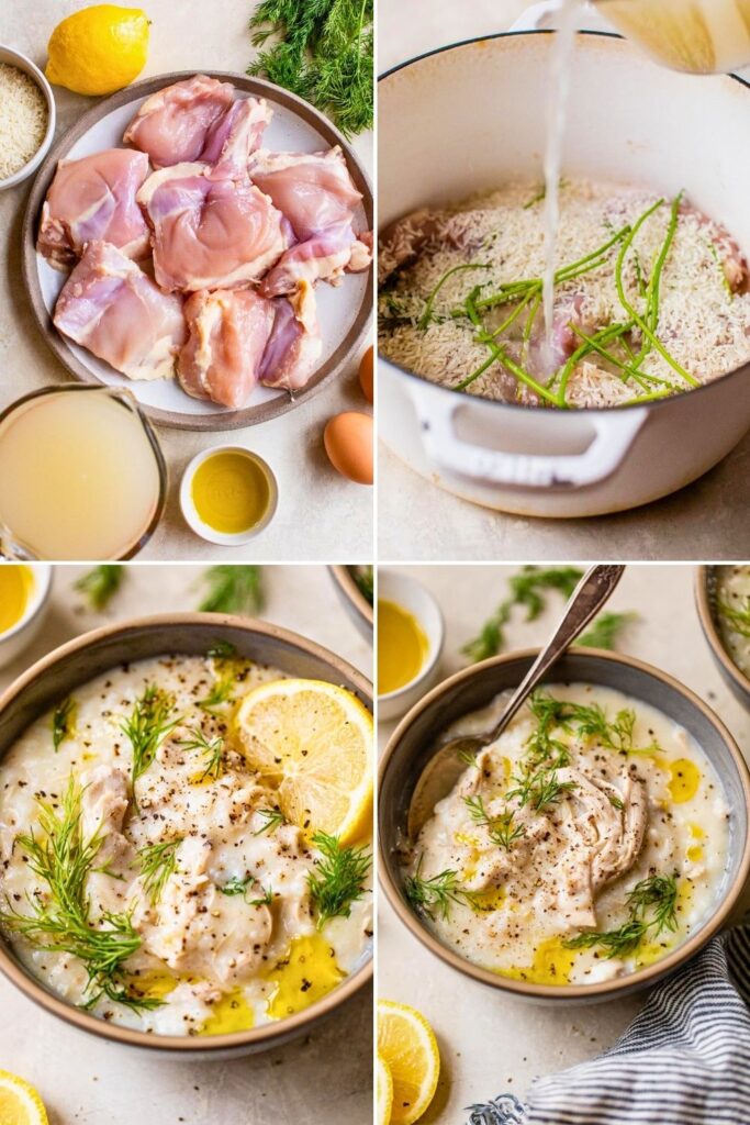 Step-by-Step Greek Lemon Chicken Soup Recipe