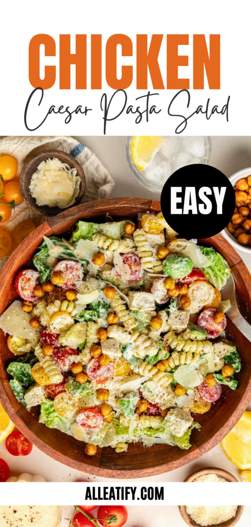 Chicken Caesar Pasta Salad Recipe for Busy Moms
