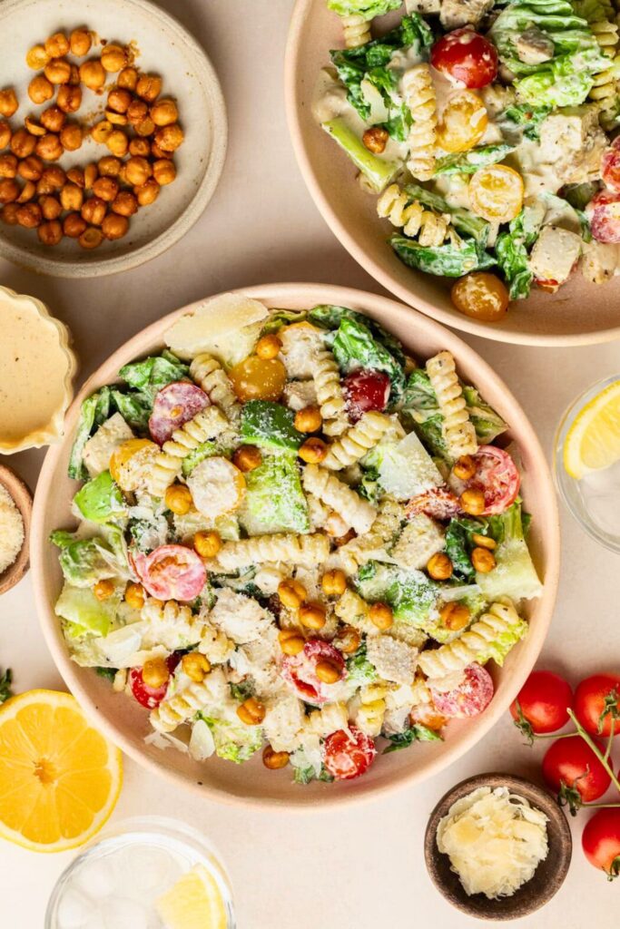 Easy Customizations of Chicken Caesar Pasta Salad