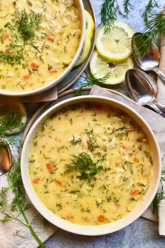 Greek Lemon Chicken Soup