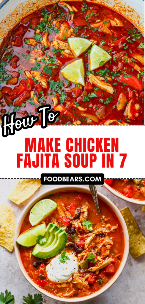 How to Make Chicken Fajita Soup in 7 Steps