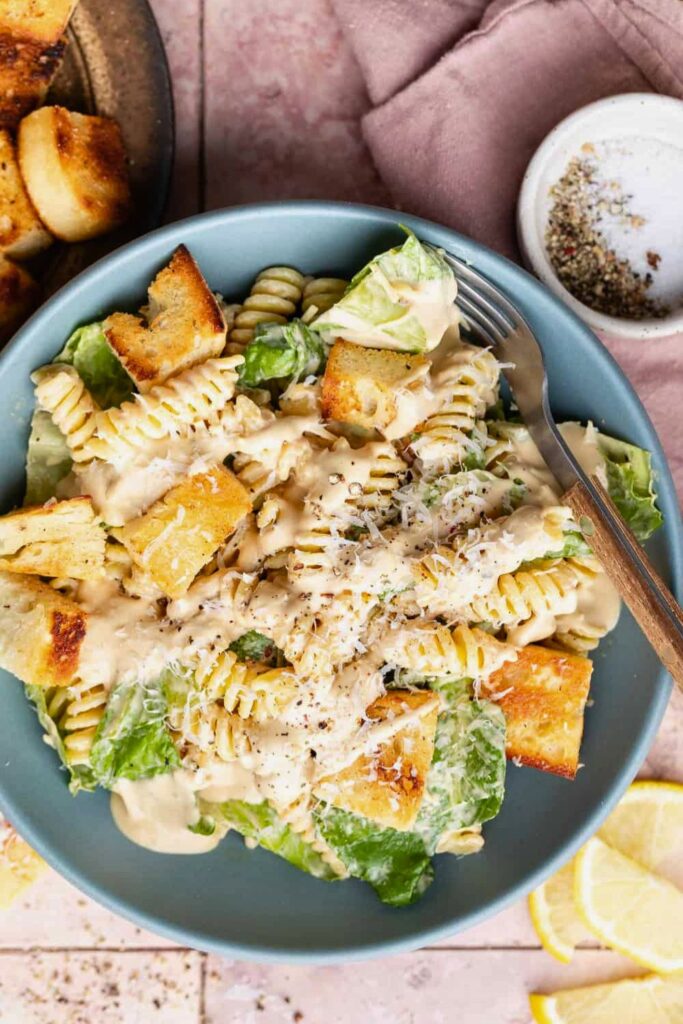 How to Serve Chicken Caesar Pasta Salad