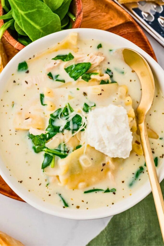 Serving Ideas for White Chicken Lasagna Soup