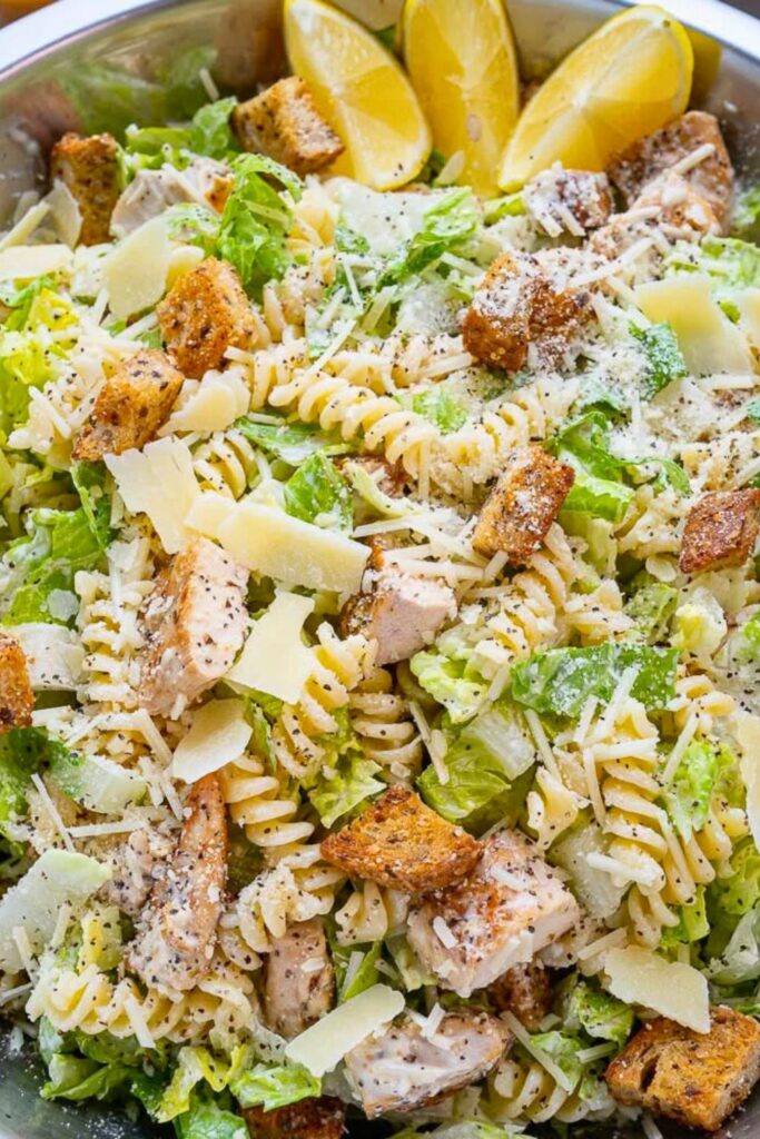 What Chicken Caesar Pasta Salad Tastes Like