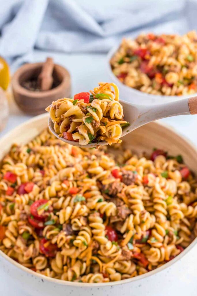 What Makes Taco Pasta Salad So Irresistible