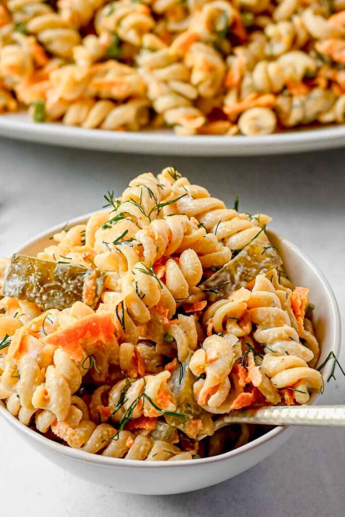 Dill Pickle Pasta Salad