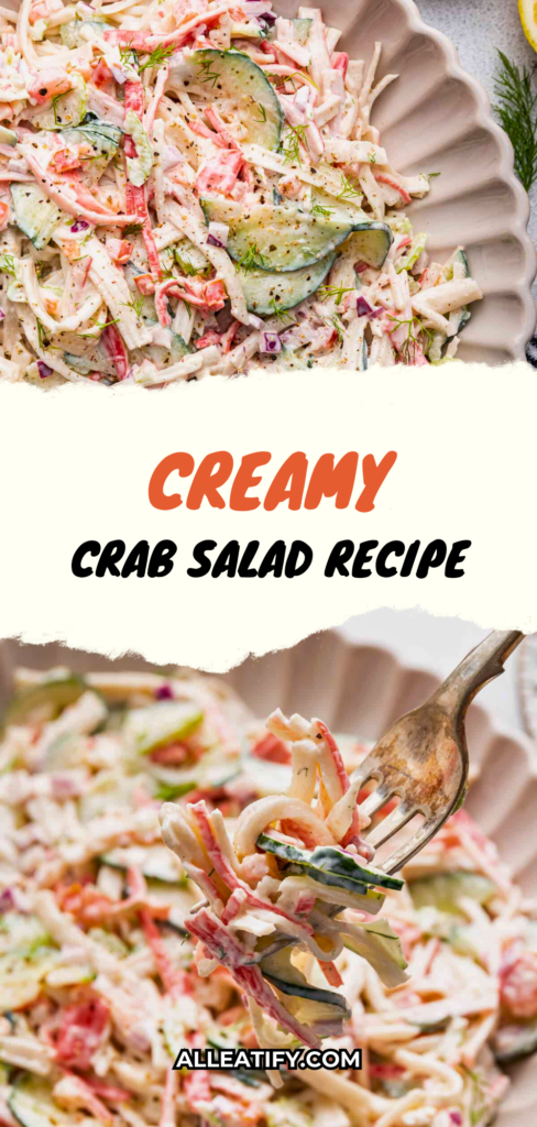 Creamy Crab Salad Recipe for Quick Summer Lunches