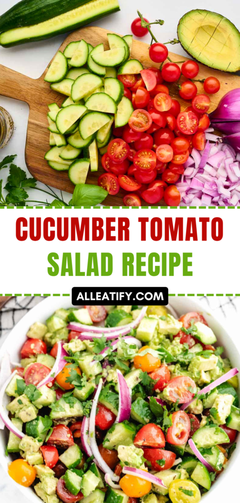 Cucumber Tomato Salad Recipe for Hot Summer Nights