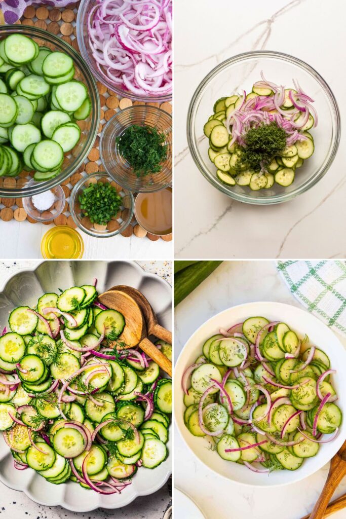 How to Make Cucumber Tomato Salad