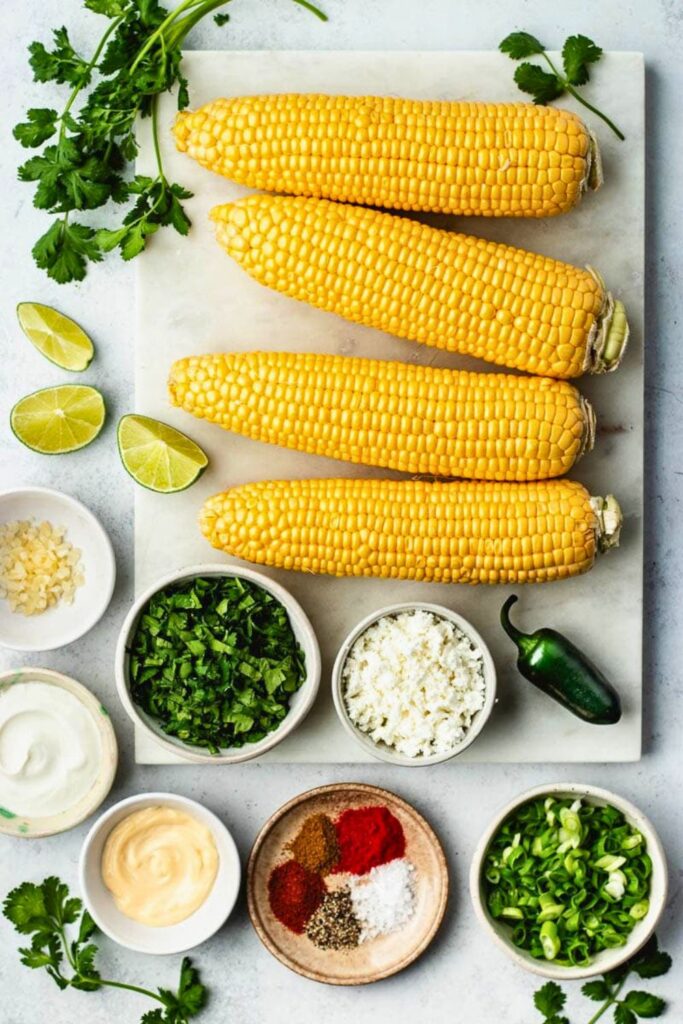 Mexican Street Corn Salad Ingredients