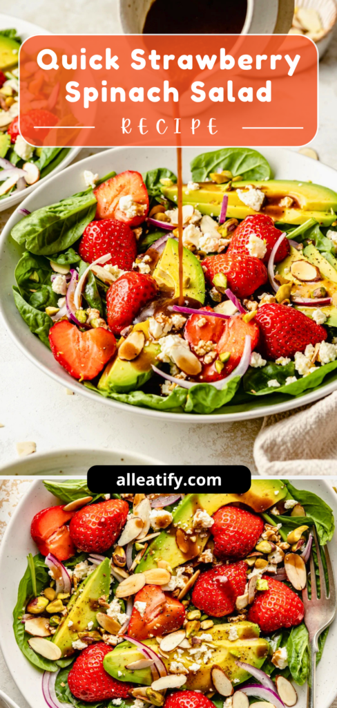 Quick Strawberry Spinach Salad Recipe for Weeknights