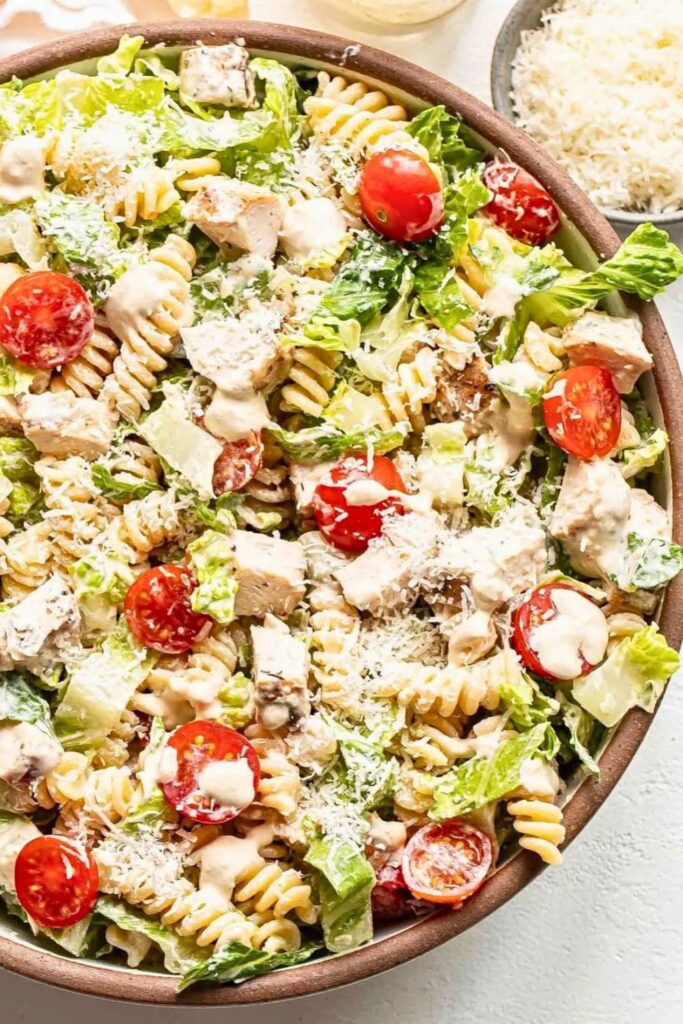 Chicken Caesar Pasta Salad