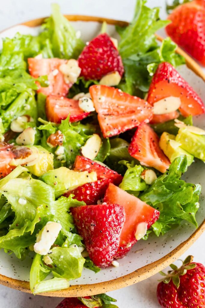 Strawberry Salad with Honey Vinaigrette
