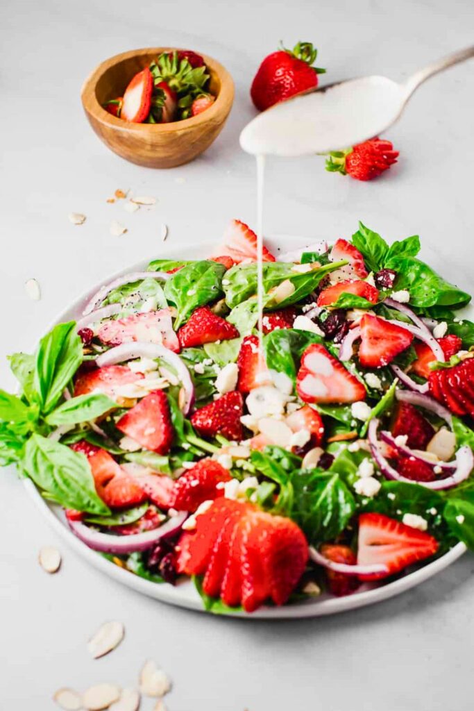 Strawberry Spinach Salad
