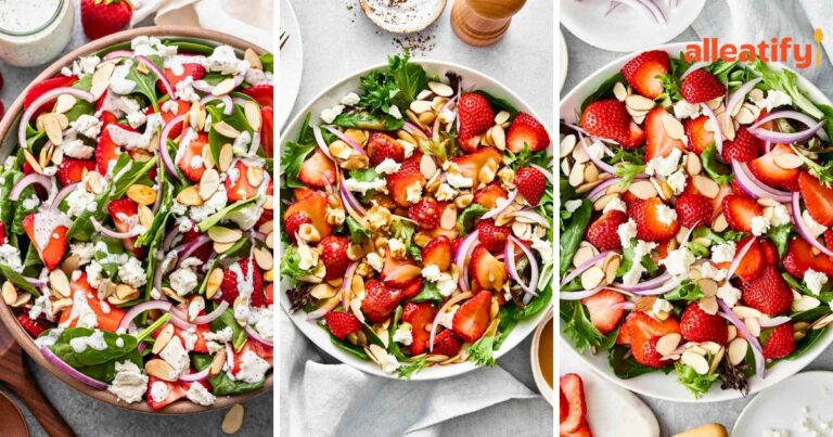 strawberry salad with honey vinaigrette