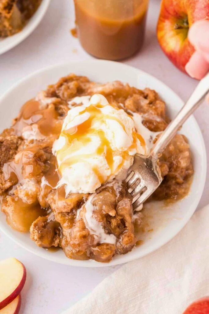 Caramel Apple Dump Cake